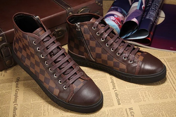 LV High-Top Fashion Men Shoes--011